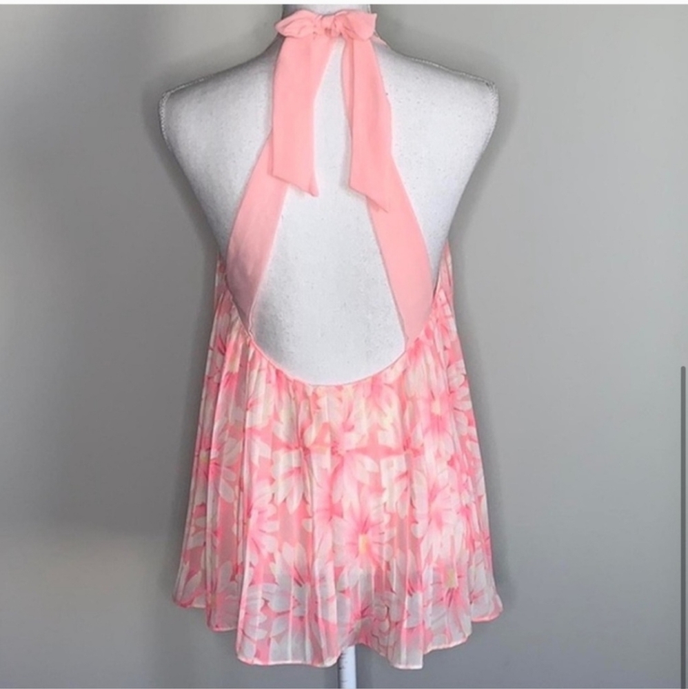 Victoria's Secret Pleated Floral Babydoll Slip Size Small NWT - Picture 4 of 5